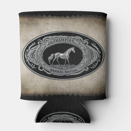 Rafraîchisseur Pour Canette Champion Barrel Racing Rodéo Pays Ouest (Dos)