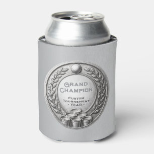 Rafraîchisseur Pour Canette Championnat de Beer Pong avec médaille d'argent
