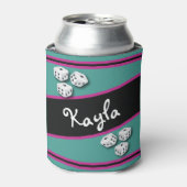 Rafraîchisseur Pour Canette Chance Dice Bunco Beverage Cooler (Can devant)