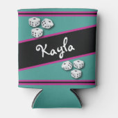 Rafraîchisseur Pour Canette Chance Dice Bunco Beverage Cooler (Devant)