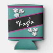 Rafraîchisseur Pour Canette Chance Dice Bunco Beverage Cooler (Dos)