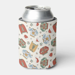 Rafraîchisseur Pour Canette Chandails de Noël et Motif Casquette