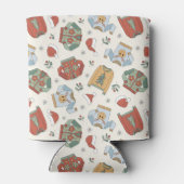 Rafraîchisseur Pour Canette Chandails de Noël et Motif Casquette (Dos)