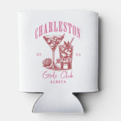 Rafraîchisseur Pour Canette charleston bachelorette week-end rose (Dos)