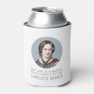 Rafraîchisseur Pour Canette Charlotte Bronte Portrait et citation