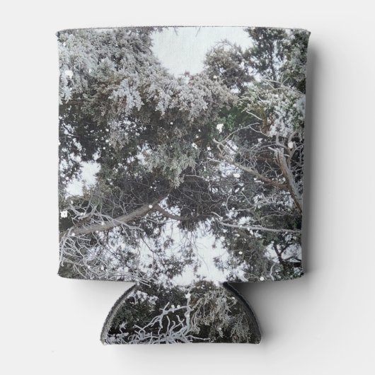Rafraîchisseur Pour Canette Chasse Camouflage Motif de neige 4 (Devant)