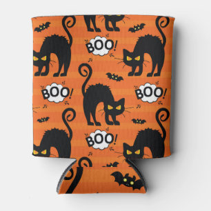 Rafraîchisseur Pour Canette chat Abstrait, nuage, motif Halloween
