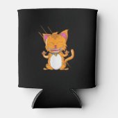 Rafraîchisseur Pour Canette Chat avec bracelets (Devant)