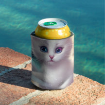 Chat blanc bouffé d'Imaginaire