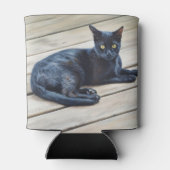 Rafraîchisseur Pour Canette Chat cool Chat Noir Chat Cosy Poudre Cooler (Dos)