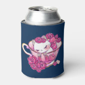 Rafraîchisseur Pour Canette Chat dans une tasse de thé (Can devant)