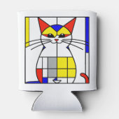 Rafraîchisseur Pour Canette Chat de Mondrian (Dos)
