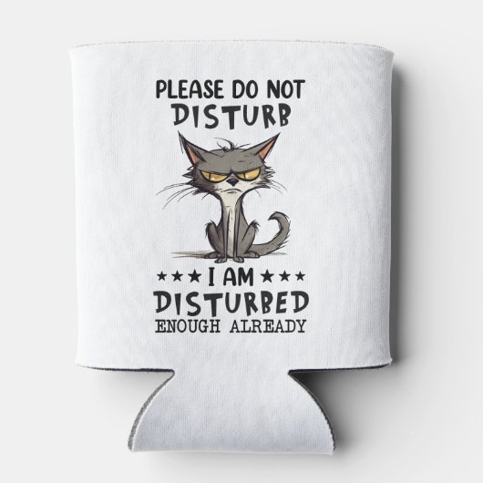 Rafraîchisseur Pour Canette Chat dérangé (Dos)