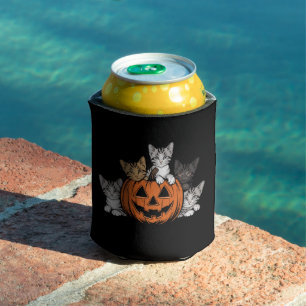 Rafraîchisseur Pour Canette Chat des années 90 Halloween Rétro Saison effrayan