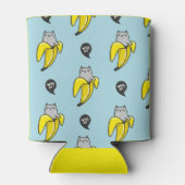 Rafraîchisseur Pour Canette Chat en banane (Dos)