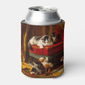 Rafraîchisseur Pour Canette Chat et chatons Jouer avec chaise (Can devant)