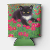 Rafraîchisseur Pour Canette Chat Gustav Klimt Tuxedo (Devant)