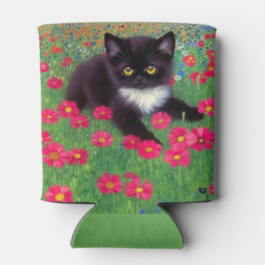 Rafraîchisseur Pour Canette Chat Gustav Klimt Tuxedo (Dos)