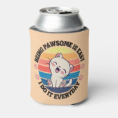 Rafraîchisseur Pour Canette Chat Kawaii blanc mou (Can Dos)