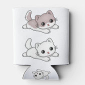 Rafraîchisseur Pour Canette Chat Kawaii Feline Little Chat Tender Chibi (Dos)