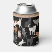 Rafraîchisseur Pour Canette Chat | Kitty Chat Maman / Papa | Amateurs d'animau (Can Dos)