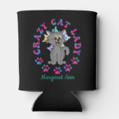 Rafraîchisseur Pour Canette CHAT LADY personnalisé (Dos)