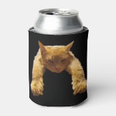Rafraîchisseur Pour Canette Chat Lazy Gingembre, Pâte À Refroidir (Can devant)