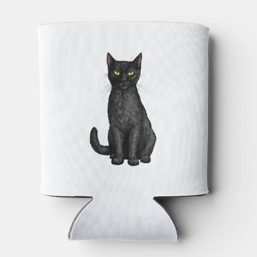 Rafraîchisseur Pour Canette chat noir (Dos)