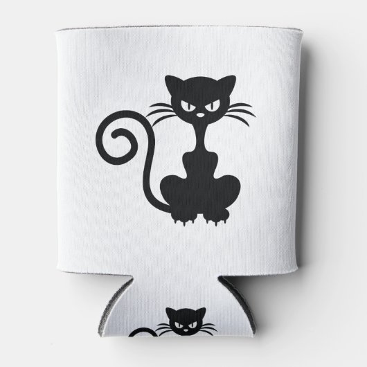 Rafraîchisseur Pour Canette Chat noir (Devant)