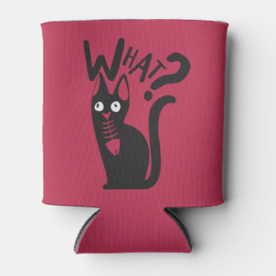 Rafraîchisseur Pour Canette Chat noir amusant Blague innocente Joke Rouge Dess