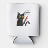 Rafraîchisseur Pour Canette Chat noir Costume Halloween Witchcraft Spider Web (Devant)