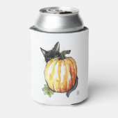 Rafraîchisseur Pour Canette Chat noir derrière le Citrouille peut refroidir (Can Dos)