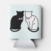 Rafraîchisseur Pour Canette Chat noir et blanc (Dos)