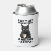 Rafraîchisseur Pour Canette Chat noir grumeux (Can devant)