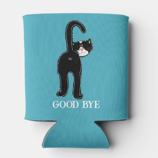 Rafraîchisseur Pour Canette Chat noir mignon (Dos)