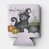 Rafraîchisseur Pour Canette Chat noir sorcière | Vibes sorcières (Dos)