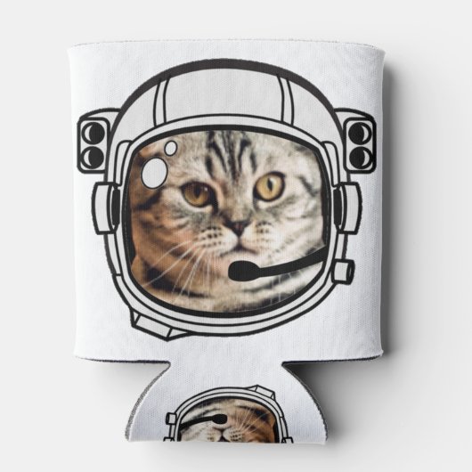 Rafraîchisseur Pour Canette Chat spatial (Dos)