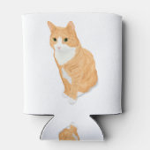 Rafraîchisseur Pour Canette Chat Tabby Orange (Dos)