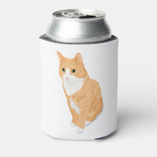 Rafraîchisseur Pour Canette Chat Tabby Orange (Can Dos)