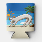 Rafraîchisseur Pour Canette Chat Tropical Summer Beach (Devant)