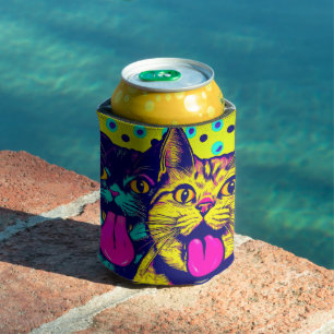 Rafraîchisseur Pour Canette Chats avec langue