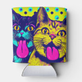 Rafraîchisseur Pour Canette Chats avec langue (Dos)