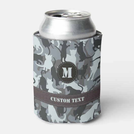 Rafraîchisseur Pour Canette Chats Camouflage urbain (Can devant)