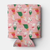 Rafraîchisseur Pour Canette Chats de Noël en Motif d'attraction (Dos)