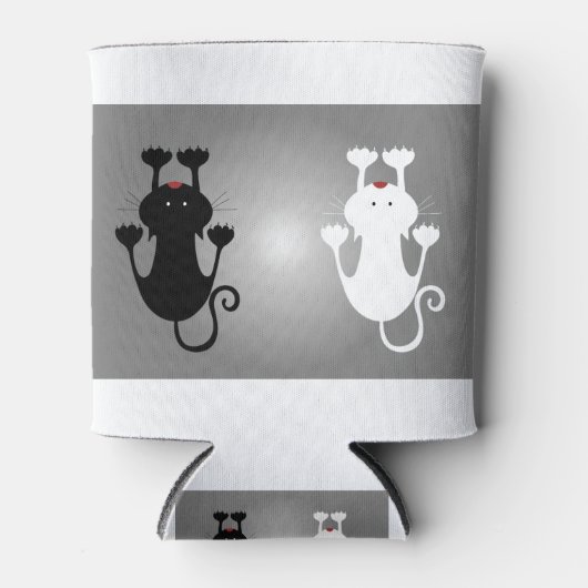 Rafraîchisseur Pour Canette Chats Kittens Les Cougars Kitten Chat Blanc (Devant)