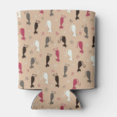 Rafraîchisseur Pour Canette chats Motif rose (Dos)