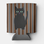 Rafraîchisseur Pour Canette Chats noirs d'Halloween (Devant)