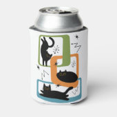 Rafraîchisseur Pour Canette Chats noirs du milieu du siècle (Can Dos)