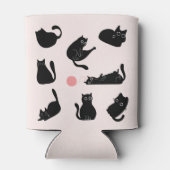 Rafraîchisseur Pour Canette Chats noirs idiots (Dos)