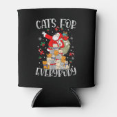 Rafraîchisseur Pour Canette Chats pour tout le monde vilain Noël Chat Drôle No (Devant)